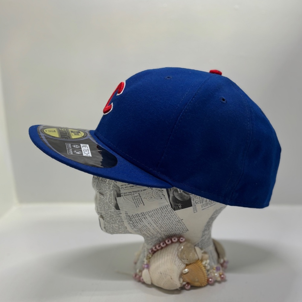 Men's Chicago Cubs New Era Royal 59FIFTY Fitted Hat size 7 5/8 - Picture 3 of 9